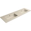 GSI PURA keramické dvojumyvadlo Slim 142x46cm, bez otvoru, creta mat 8889008