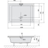 Polysan DEEP hluboká sprchová vanička, obdélník 100x75x26cm, bílá 72879
