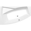 Polysan EVIA L asymetrická vana 160x100x47cm, bílá 11611