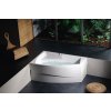 Polysan EVIA L asymetrická vana 160x100x47cm, bílá 11611