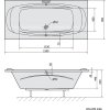 Polysan GARDA obdélníková vana 190x90x44cm, bílá 14111