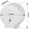 MARPLAST Zásobník na toaletní papír max. Ø 19cm, ABS, bílá 693
