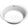 Polysan OBLO kulatá vana s konstrukcí 165x48cm, bílá 72840