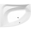 Polysan TANYA L asymetrická vana 160x120x49cm, bílá 65119