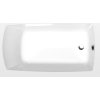 Polysan LILY obdélníková vana 120x70x39cm, bílá 25111