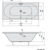 Polysan VIVA B obdélníková vana 175x80x47cm, bílá 88119
