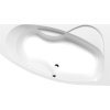 Polysan MAMBA R asymetrická vana 160x95x44cm, bílá 28111