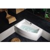 Polysan EVIA L asymetrická vana 170x100x47cm, bílá 21611
