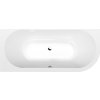 Polysan VIVA L asymetrická vana 185x80x47cm, bílá 72099