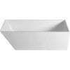 Polysan HERHIS volně stojící vana litý mramor 170x72x63cm, bílá 10613