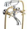 Sapho ANTEA nástěnná vanová baterie kompletní, chrom/zlato 3012