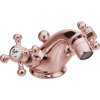 Sapho ANTEA stojánková bidetová baterie s výpustí, růžové zlato 3187