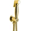 Sapho Bidetová sprška retro s hadicí a držákem spršky s vyústěním, zlato 9105