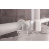 Ridder Podpora rohové sprchové tyče, bílá 596001