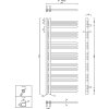 Sapho DORLION otopné těleso 500x1200mm, chrom 1130-11