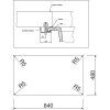 4193161 sinks infinity 860 spodni montaz
