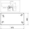 127946 sinks amanda 990 spodni montaz