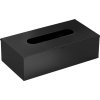 Gedy Zásobník na papírové kapesníky závěsný, 250x75x130 mm, černá mat 230814