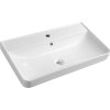 Aqualine ZEN keramické umyvadlo nábytkové 80x45cm, bílá 3080