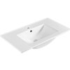 Sapho SLIM keramické umyvadlo, nábytkové, 80x46, 5cm, bílá 1601-80