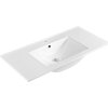 Sapho SLIM keramické umyvadlo, nábytkové, 100x46, 5cm, bílá 1601-100