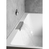 Polysan CASCATA obdélníková vana 185x85x45cm, kaskáda nerez 73836.100