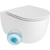 Bruckner GLANZ závěsná WC mísa, Vortex Rimless, 36x52, 5cm, bílá 201.336.4
