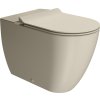 GSI PURA WC mísa kombi spodní/zadní odpad, Swirlflush, 36x63cm, creta dual-mat 880608