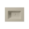 GSI PURA keramické umyvadlo Slim 62x46cm, bez otvoru, creta mat 8884008
