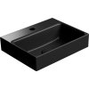 GSI NUBES keramické umývátko 40x32cm, černá mat 9684126