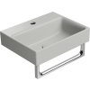 GSI NUBES keramické umývátko 40x32cm, broušená spodní hrana, cenere mat 96849117