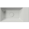 GSI KUBE X keramické umývátko 50x25cm, bez otvoru, pravé/levé, cenere mat 9486017