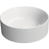 GSI KUBE X keramické umyvadlo na desku, průměr 40cm, bílá mat 942609