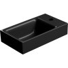 GSI NUBES keramické umývátko 40x23cm, pravé/levé, černá mat 9636126