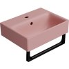 GSI NUBES keramické umývátko 40x32cm, blush mat 9684124