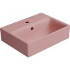 GSI NUBES keramické umývátko 40x32cm, broušená spodní hrana, blush mat 96849124