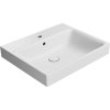 GSI NUBES keramické umyvadlo 60x50cm, broušená spodní hrana, bílá mat 96319109