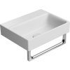 GSI NUBES keramické umývátko 40x32cm, bez otvoru, bílá mat 9684009