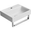 GSI NUBES keramické umývátko 40x32cm, broušená spodní hrana, bílá mat 96849109