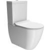 GSI PURA WC mísa kombi spodní/zadní odpad, Swirlflush, 36x63cm, bílá dual-mat 880609