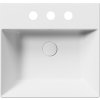 GSI KUBE X keramické umyvadlo 50x47cm, 3 otvory, bílá mat 9430309
