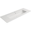 GSI PURA keramické umyvadlo Slim 122x46cm, bílá mat 8887109