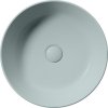 GSI KUBE X keramické umyvadlo na desku, průměr 40cm, ghiaccio mat 942615