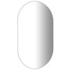Aqualine VORA zrcadlo s broušenou hranou oválné 50x85cm, CU free 22504