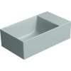 GSI KUBE X keramické umývátko 40x23cm, bez otvoru, pravé/levé, ghiaccio mat 9484015