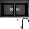 4289164 8596142047253 sinks amanda 860 duo metalblack vitalia gr