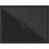GSI Keramická sprchová vanička, obdélník 90x70x2cm, černá mat 46090726
