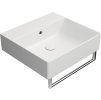 GSI KUBE X keramické umyvadlo 50x47cm, bez otvoru, bílá mat 9430009