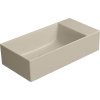 GSI KUBE X keramické umývátko 50x25cm, bez otvoru, pravé/levé, creta mat 9486008