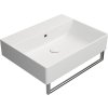 GSI KUBE X keramické umyvadlo 60x47cm, bez otvoru, bílá mat 9431009